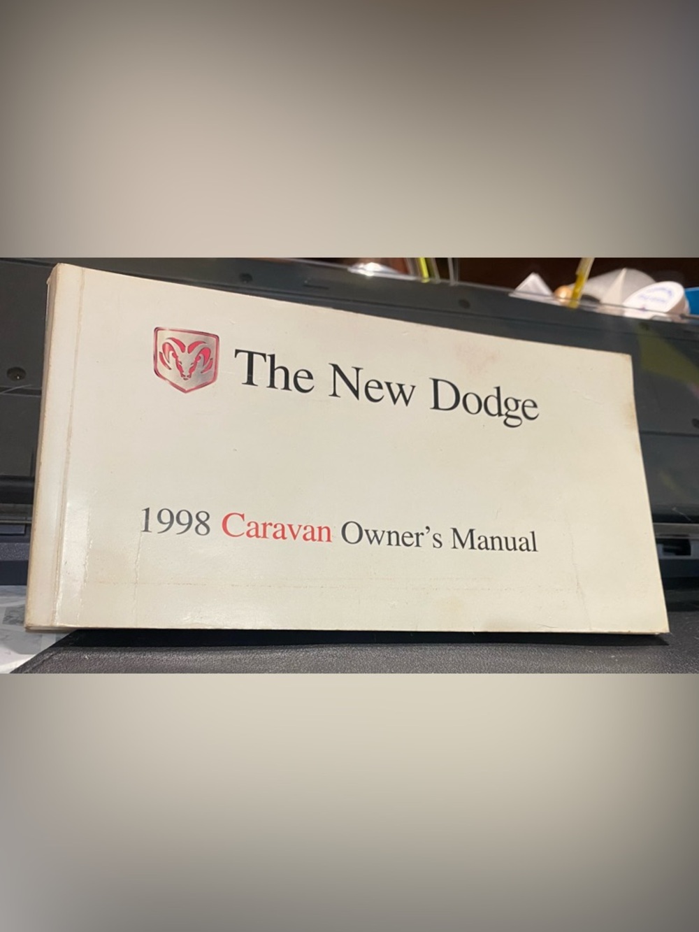 1998 Dodge Caravan/Grand Caravan Owner's Manual in case with literature